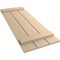 Ekena Millwork Rustic Three Board Joined Board-n-Batten Smooth Faux Wood Shutters, 16 1/2W x 50H, PR SHUBJS16X50SMPR - alternate 11